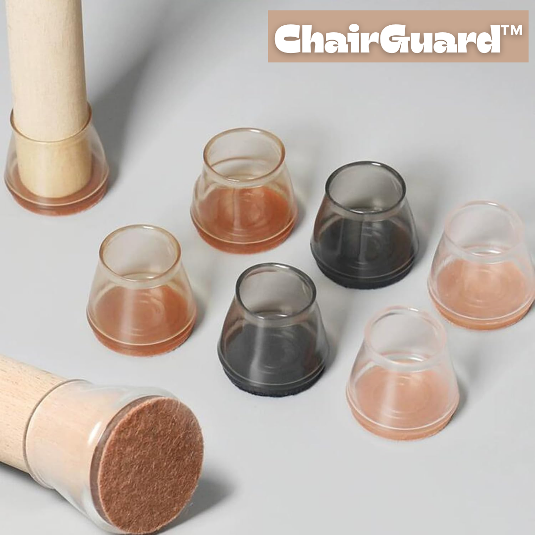 ChairGuard™ - Silicone stoelpootbeschermers (8-delige set)