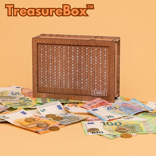 TreasureBox™ - Spaardoos met spaardoel
