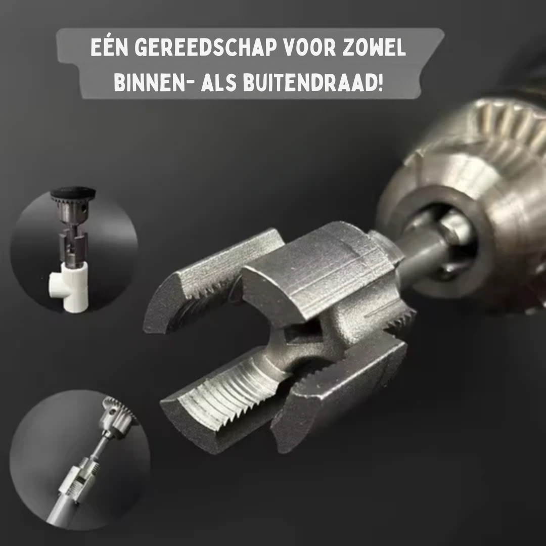 ThreadCraft™ - 2-in-1-pijpsnijder voor schroefdraad