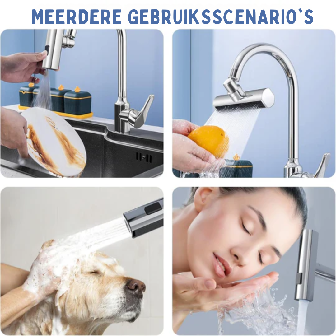 TurniTap™ - Draaibare Waterval Keukenkraan
