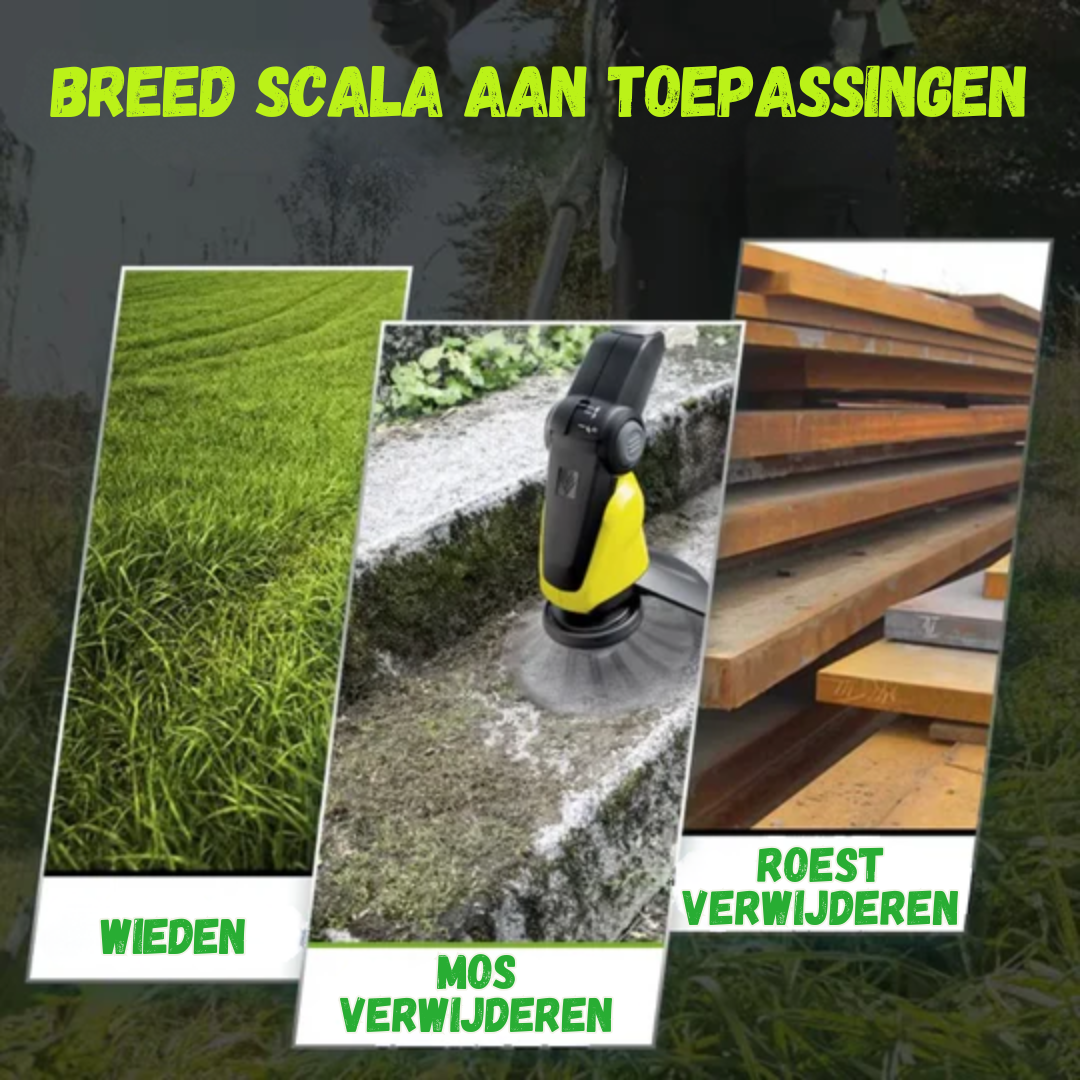 GrassRipper™ – Stalen draad grasmaaier