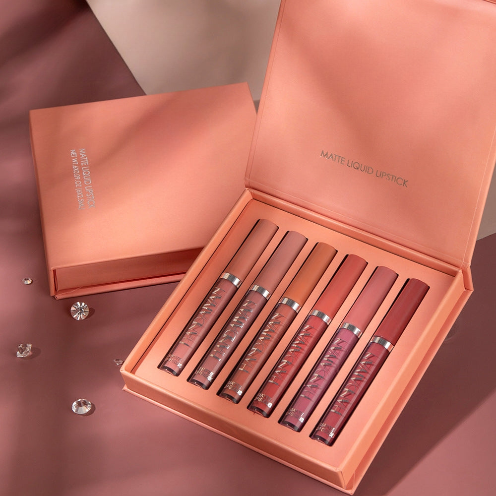 PlushPout™ - Matte vloeibare lippenstift (set van 6)
