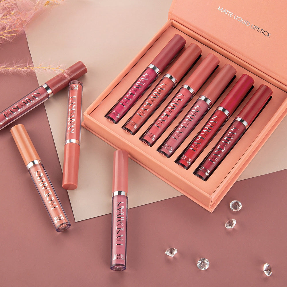 PlushPout™ - Matte vloeibare lippenstift (set van 6)