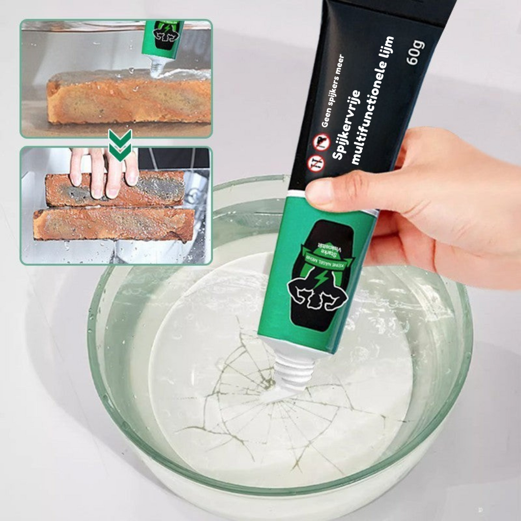Idena Multifunctionele Lijm – 100 Gram Flesje, Oplosmiddelvrij, Ideaal Voor Papier, Karton, Hout En Meer – Knutselen En Repareren