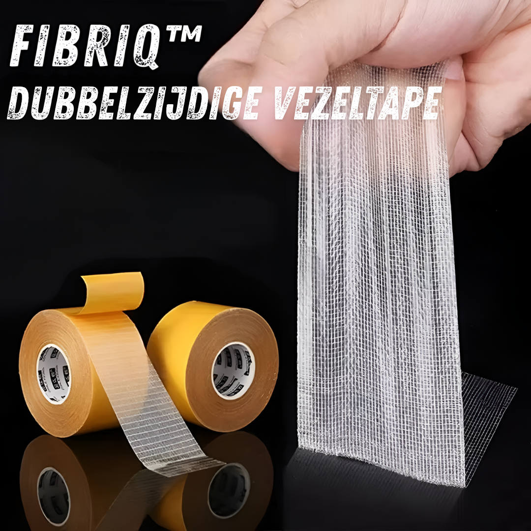 Fibriq™ – Dubbelzijdige vezeltape (1+1 GRATIS)