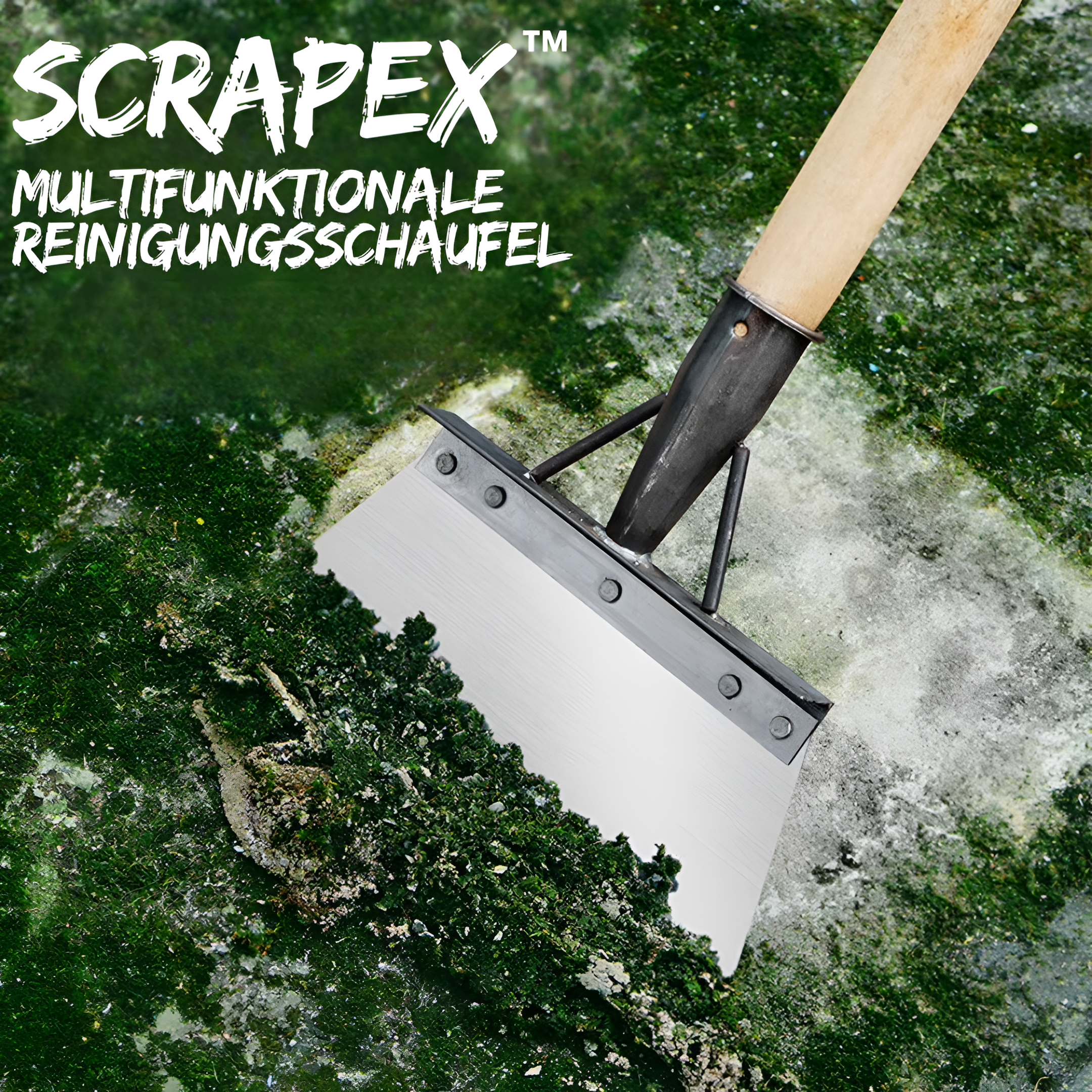 Scrapex™ – Multifunctionele schoonmaakschep